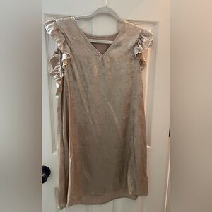 NWOT SHEIN Gold mini Dress